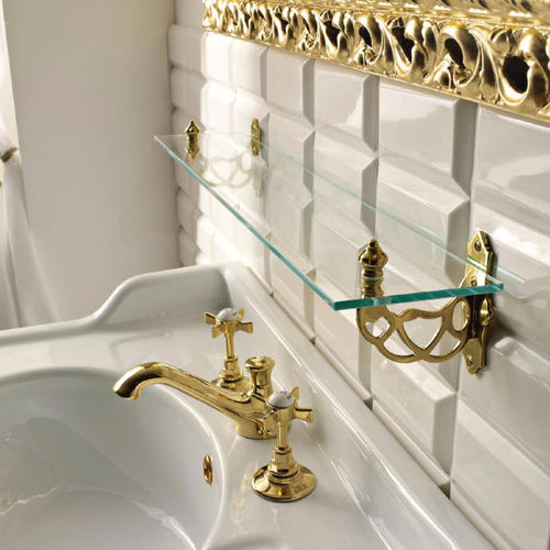 Étagère murale - CL109OL - Sbordoni - de style / en verre / de salle de bain