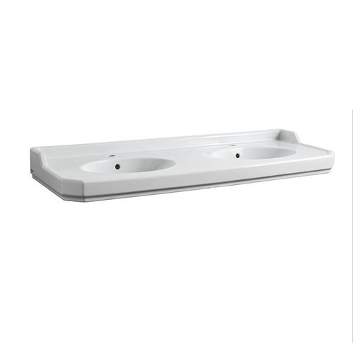 Vasque console - 9200 - Sbordoni - en céramique / double / rectangulaire