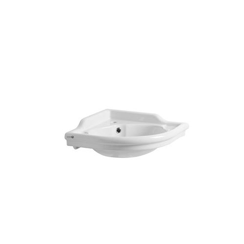 Vasque suspendue - 7050 - Sbordoni - en céramique / d'angle / 1 trou
