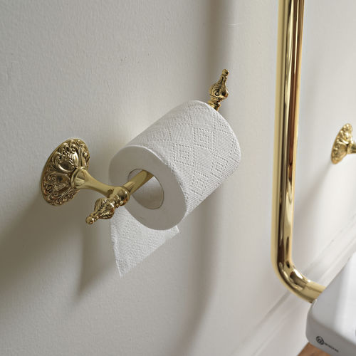 Porte-rouleau WC mural - FL102OL - Sbordoni - en cuivre poli / professionnel