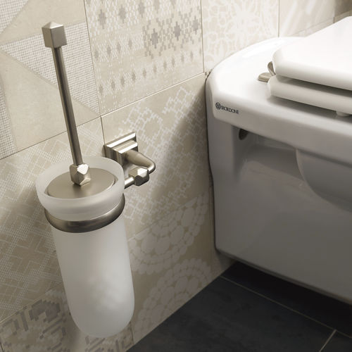 Porte brosse de toilettes en métal - DN111NIO - Sbordoni - en verre / mural