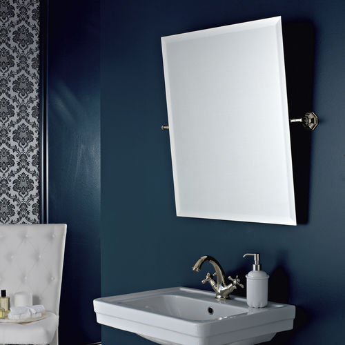 Miroir de salle de bain mural - DE113ANI - Sbordoni - contemporain / carré / en métal