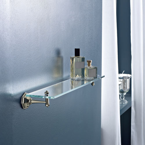 Étagère murale - DE109NI - Sbordoni - de style / en métal / en verre