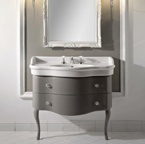 Meuble vasque à poser -  LA20050C - Sbordoni - en céramique / de style / sans porte