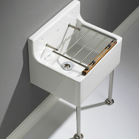 Lavabo lave-linge suspendu - CLEANL20SET - Lecico - en céramique