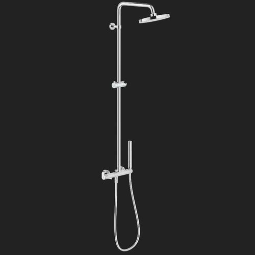 Set de douche mural - ACQUERELLI: AQ93130/30CR - Nobili Rubinetterie - contemporain / avec douche à main / thermostatique