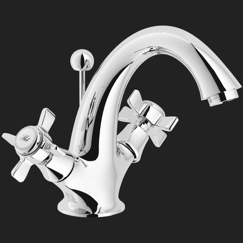 Mélangeur de vasque - RITZ: RI49118/6CR - Nobili Rubinetterie - à poser / en acier inoxydable / de salle de bain