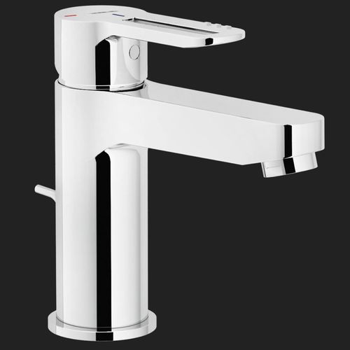 Mitigeur de vasque - NEW ROAD: RDE0118/1CR - Nobili Rubinetterie - à poser / en laiton chromé / en inox