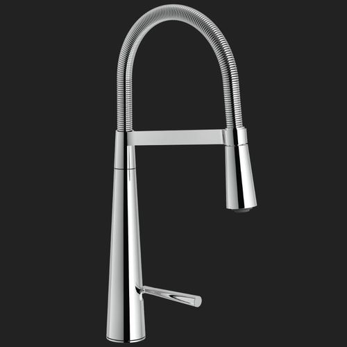 Mitigeur à poser - LIKID: LK00300CR - Nobili Rubinetterie - en laiton chromé / en inox / de cuisine