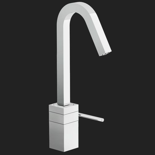 Mitigeur à poser - CUBE: CB00523CR - Nobili Rubinetterie - en laiton / en inox / de cuisine
