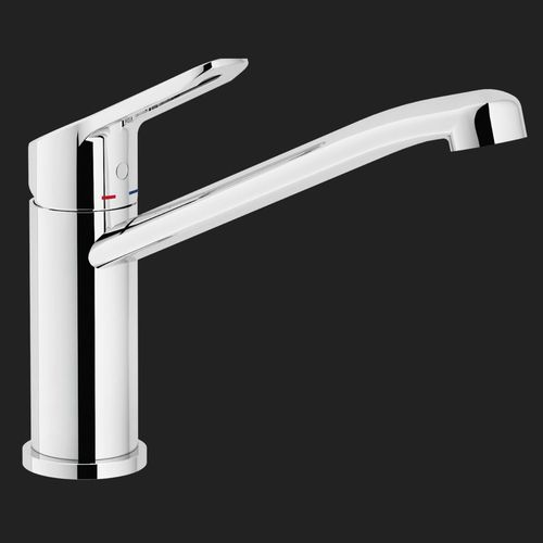 Mitigeur à poser - NEW ROAD: RD00113/1CR - Nobili Rubinetterie - en laiton chromé / en inox / de cuisine