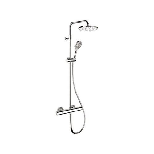 Colonne de douche thermostatique - EQ32A8MPMD20 SERIES - Remer Rubinetterie - en inox / murale / contemporaine
