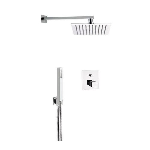 Set de douche mural - QT09S02UFS20 SERIES - Remer Rubinetterie - contemporain / avec douche à main / thermostatique