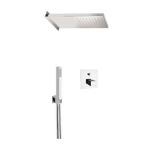 Set de douche mural - QT09S027SDQSS - Remer Rubinetterie - contemporain / avec douche à main / thermostatique