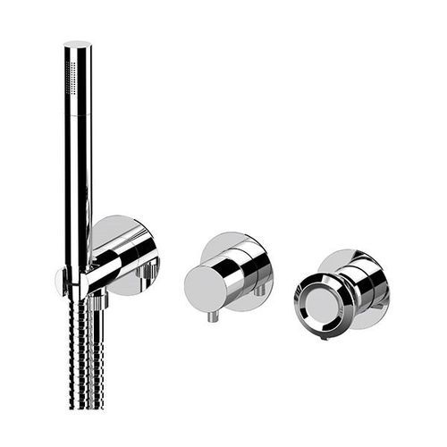 Mitigeur de douche - ET97D2PWB - Remer Rubinetterie - encastrable / mural / en laiton chromé