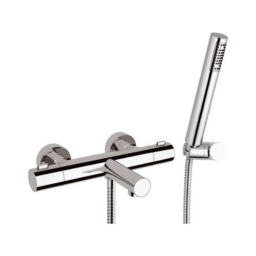 Mitigeur pour baignoire - EQ02 - Remer Rubinetterie - mural / thermostatique / en laiton chromé