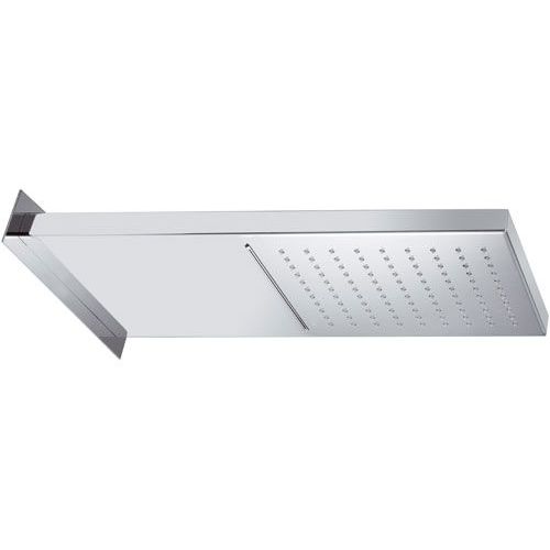 Pommeau de douche mural - 350SSCAX  - Remer Rubinetterie - rectangulaire / pluie / cascade