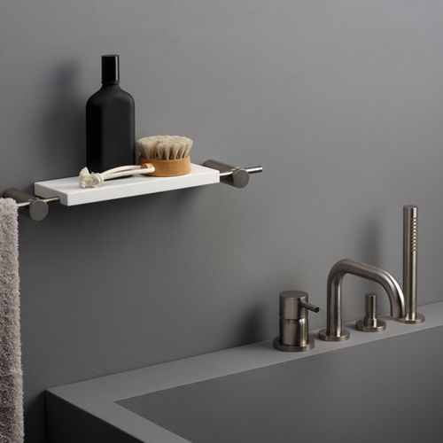 Mitigeur de baignoire - PR52EG202BLX - Ritmonio Rubinetterie Srl - à poser / en laiton chromé / en laiton brossé