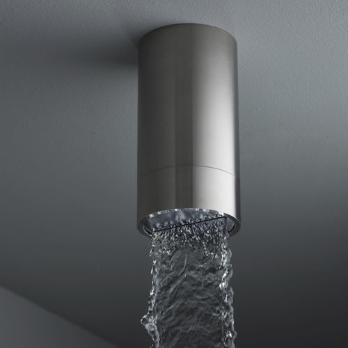 Pommeau de douche de plafond - PR5575TA01IX+PR55PB301F40 - Ritmonio Rubinetterie Srl - rond / cascade / professionnel