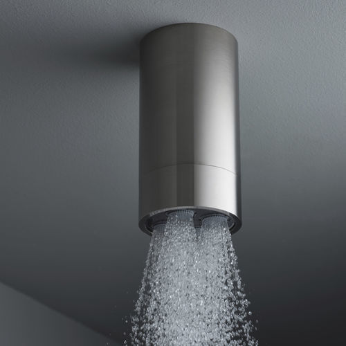 Pommeau de douche de plafond - PR5575TA01IX+PR55PB101F40 - Ritmonio Rubinetterie Srl - rond / pluie / professionnel