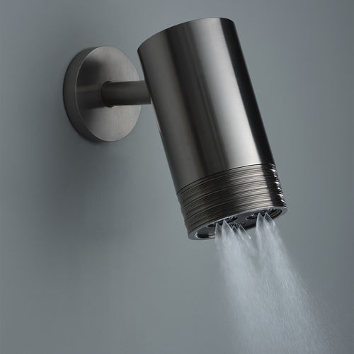 Pommeau de douche mural - PR5575AB01IX+PR55PA004IX+PR55PB201F40 - Ritmonio Rubinetterie Srl - de plafond / rond / pluie
