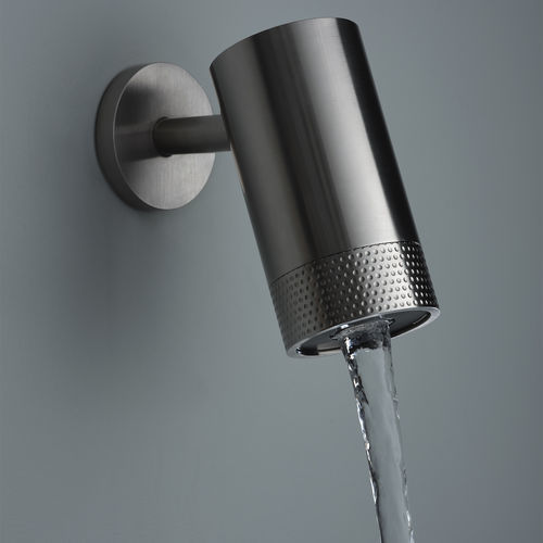 Pommeau de douche mural - PR5575AB01IX+PR55PA004IX+PR55PB401F40 - Ritmonio Rubinetterie Srl - de plafond / rond / avec pommeau réglable