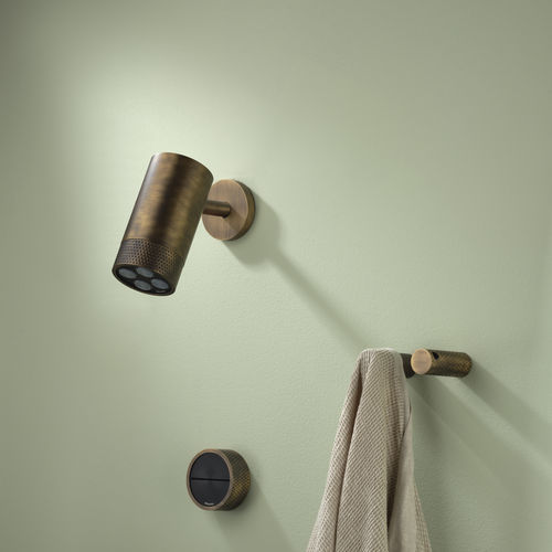 Pommeau de douche mural - PR5575AB02F34+PR55PA004F34+PR55PB101F40 - Ritmonio Rubinetterie Srl - de plafond / rond / pluie