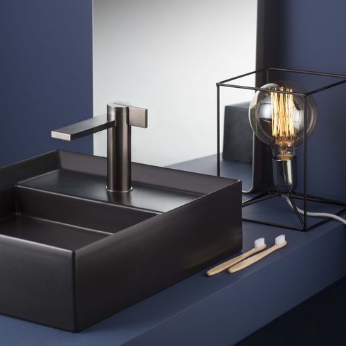 Mitigeur de vasque - PR50AA201IBX - Ritmonio Rubinetterie Srl - à poser / en inox / d'intérieur