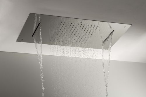 Pommeau de douche encastrable au plafond - 75A010LUC - Ritmonio Rubinetterie Srl - rectangulaire / pluie / cascade