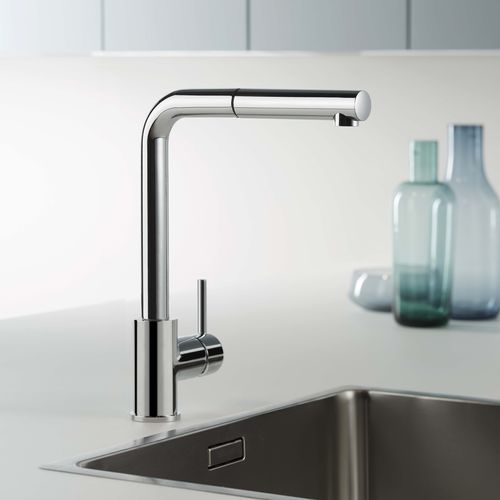Mitigeur à poser - E0CU260CRL - Ritmonio Rubinetterie Srl - en laiton chromé / de cuisine / 1 trou