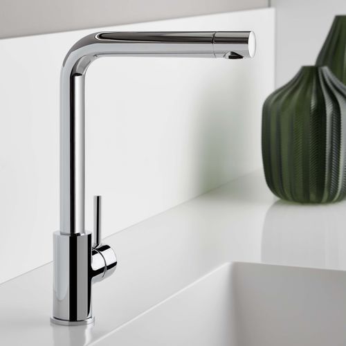 Mitigeur à poser - E0CU240CRL - Ritmonio Rubinetterie Srl - en laiton chromé / pour cuisine / 1 trou