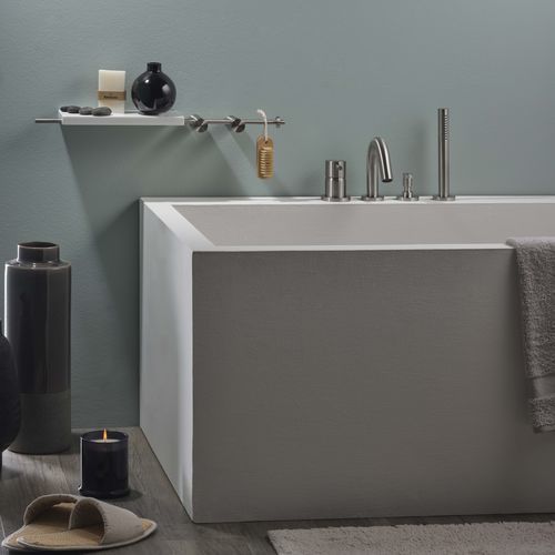 Mitigeur pour baignoire - E0BA0432S/PINOX - Ritmonio Rubinetterie Srl - à poser / en inox / 4 trous