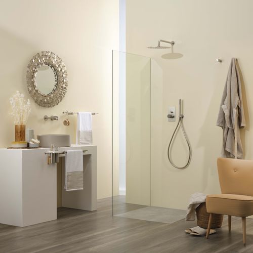 Mitigeur de douche - E0BA0140S/PICM - Ritmonio Rubinetterie Srl - mural / en acier inoxydable / 1 trou