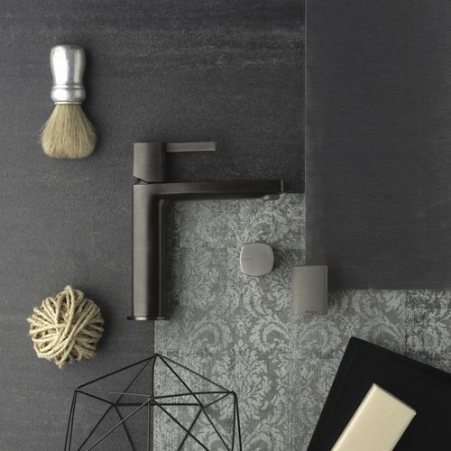 Mitigeur de vasque - PR43AU101BLX+PR43MA101BLX - Ritmonio Rubinetterie Srl - à poser / en laiton brossé / 1 trou