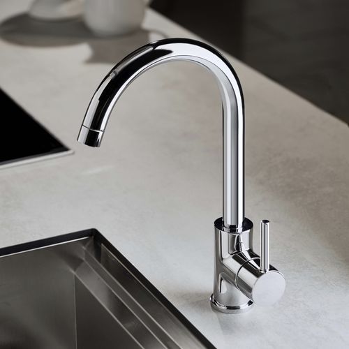 Mitigeur de vasque - E0CU250CRL - Ritmonio Rubinetterie Srl - à poser / en laiton chromé / de cuisine