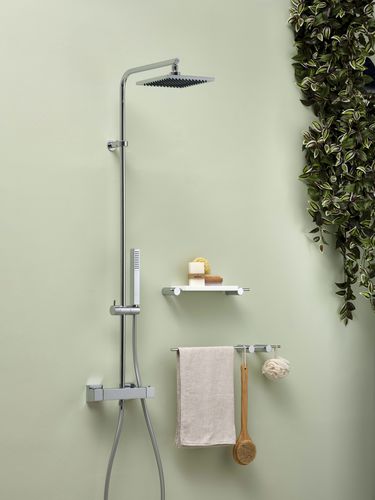 Set de douche mural - 7ADN205 - Ritmonio Rubinetterie Srl - contemporain / professionnel / avec douche à main