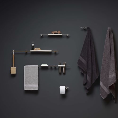 Système de fixation en laiton chromé - 7BW002CHX - Ritmonio Rubinetterie Srl - pour salle de bain