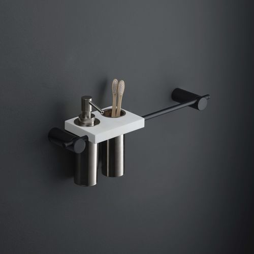 Système de fixation en laiton chromé - 7BW002C04 - Ritmonio Rubinetterie Srl - pour salle de bain