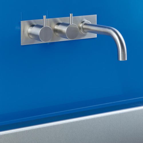 Mélangeur pour baignoire - 613CK series - VOLA - encastrable / en acier inoxydable / de salle de bain