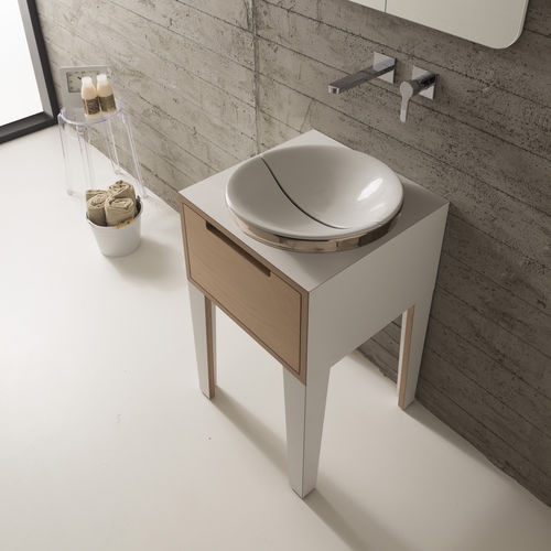 Vasque à encastrer - 9002 - Scarabeo Ceramiche - en céramique / ronde / sans trou