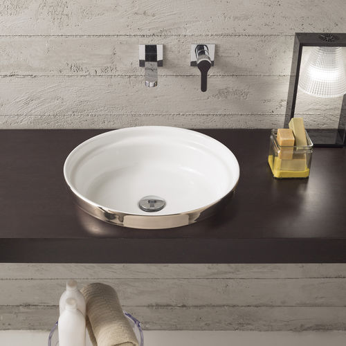 Vasque à encastrer - 9006 - Scarabeo Ceramiche - en céramique / ronde / sans trou