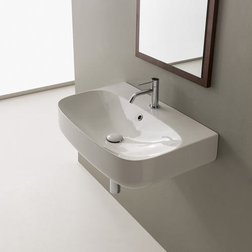 Vasque à poser - Moon - Scarabeo Ceramiche - suspendue / en porcelaine / Fabriquée en Italie