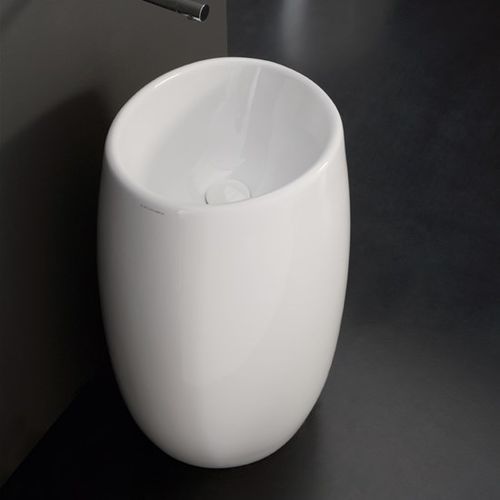 Vasque sur pied - 8603 - Scarabeo Ceramiche - en céramique / ovale / sans trou