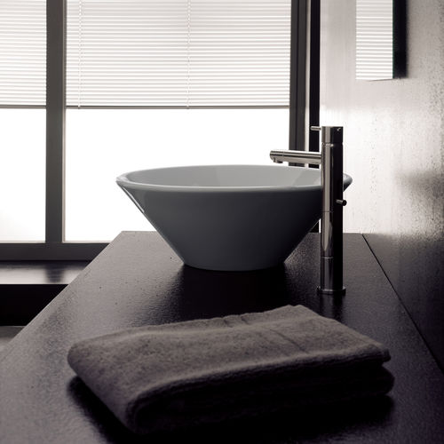 Vasque à poser - 8010 - Scarabeo Ceramiche - en céramique / ronde / sans trou