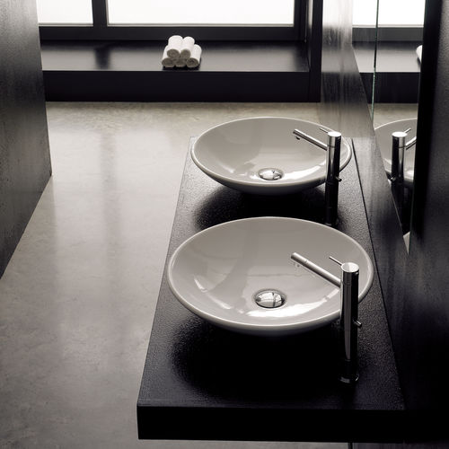 Vasque à poser - 8044 - Scarabeo Ceramiche - en céramique / ronde / sans trou