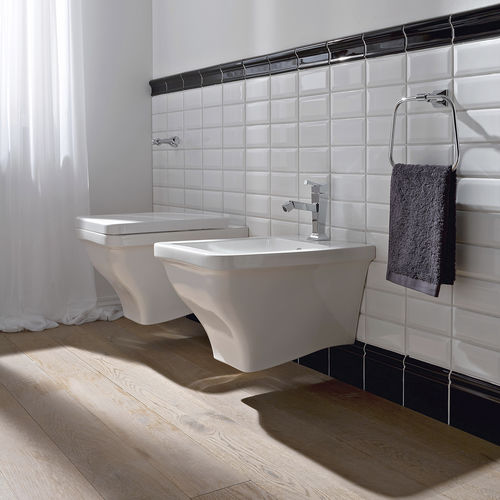 WC suspendu - 4006 - Scarabeo Ceramiche - en céramique / résidentiel / rectangulaire