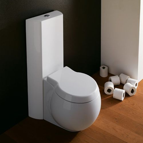 Réservoir de chasse d'eau en céramique - Cassetta a muro - Scarabeo Ceramiche - encastré