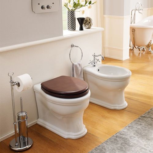 WC à poser - 5306 - Scarabeo Ceramiche - en céramique / résidentiel / ovale