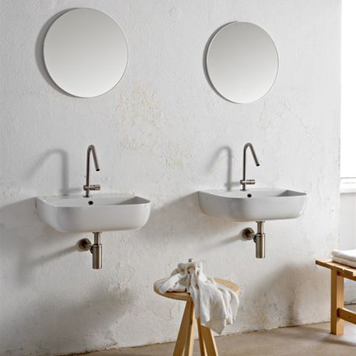 Vasque à poser - Glam - Scarabeo Ceramiche - suspendue / en céramique / durable