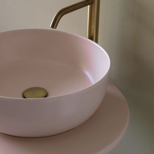 Vasque à poser - ANTIQUE - Scarabeo Ceramiche - en céramique / ronde / sans trou